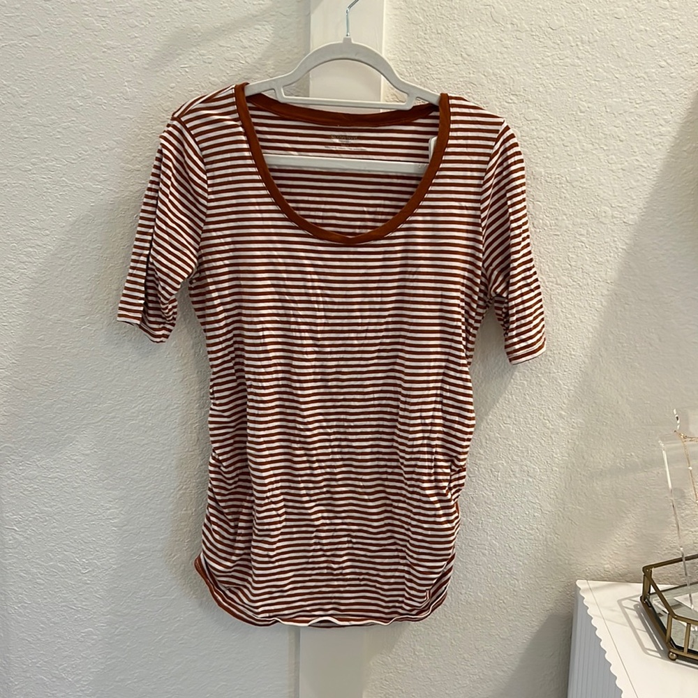 Striped Maternity Shirt
